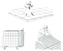 Nr. 1622: Mobile dansegulve. Et quickstep af total alsidighed for uegnede og mfindtlige gulve. For brug i hoteller, restauranter, sports-, multi-tennishaller, teater, skoler etc. er lsningen et fleksibelt dansegulv, som lynhurtigt lgges /fjernes af 1 person med en hastighed af ca 4 m2 pr. minut, og de guldeloxerede kant friser afslutter gulvet p smukkeste mde.Plader i 24 mm tykkelse heraf ca. 8 mm massiv egeparket. Pladerne lses sammen til en fast enhed.
Ml: 91,4 x 91,4 cm. Transportvogn for 25 elementer med tilhrende kant friser har ml: 71x109x119 cm 