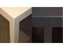 Nr. 1841: NaBT (Not a Big Thing) er et superenkelt bord. NaBT kan fås i mange mål og kan anvendes som borde, arbejdsborde, dobbelte arbejdspladser, call centre og store mødeborde. Bordpladen er i massiv laminat hvoraf kun 3 mm er optisk synligt og således går i et med stålstellet.Farve på bordplade og stel er hvid, sort og stellet kan også fås med klar epoxy på det rå stel. Ben 3,5 x 3,5 cm. Der standard bøsninger for skjult kabelføring under bordpladen. Mod tillæg kan leveres kabel og stik samt vertikal kabelføring. På større borde kan leveres udskæring med hængslet låg for kabler, stik, blyanter, lap-top og en integreret lampe såvel som CPU holder er muligheder samt skuffekassetter på hjul.Højde på bordene er følgende: fast højde 74 cm eller stilbare fra 62 - 85 cm med 3 alternativer: Tryk knap i hvert ben, manuel drejespindel eller elektrisk indstilling. Mål på borde H x B :  80x80, 100x80, 120x80, 140x80 160x80, 180x80, 200x80, 220x80, 120x90,140x90, 160x90, 180x90, 200x90, 220x90, 100x100, 120x100, 140x100, 160x100, 180x100, 200x100, 220x100, 120x120,140x140,160x120, 200x120, 220x120,140x140, 160x140 cm. Med 2 delt plade: 180x140, 200x140, 220x140, 160x160, 180x160, 200x160 og 220x160 cm og ellers også specialmål. Videreudbygning til større mødeborde i fast højde: Start modul, mellem modul og ende modul:140x100, 160x100, 220x100, 140x120, 160x120, 220x120, 140x140, 160x140, 220x140, 140x160, 160x160, 220x160 cm.

Design: Dirk Van Berkel